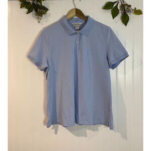 Brooks Brothers Mens XL Light Blue Polo Shirt 100% Cotton Performance
